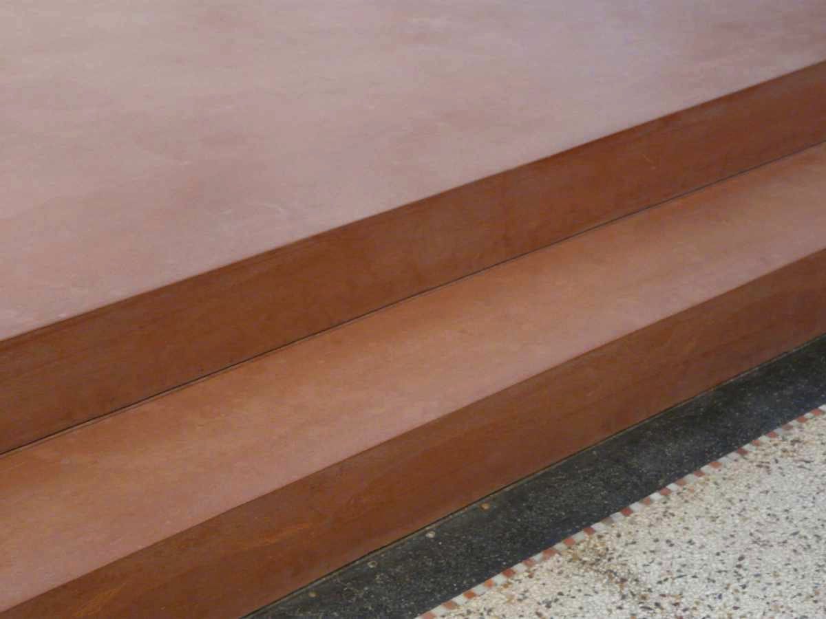 Bodenbelag aus Magnesiaguss