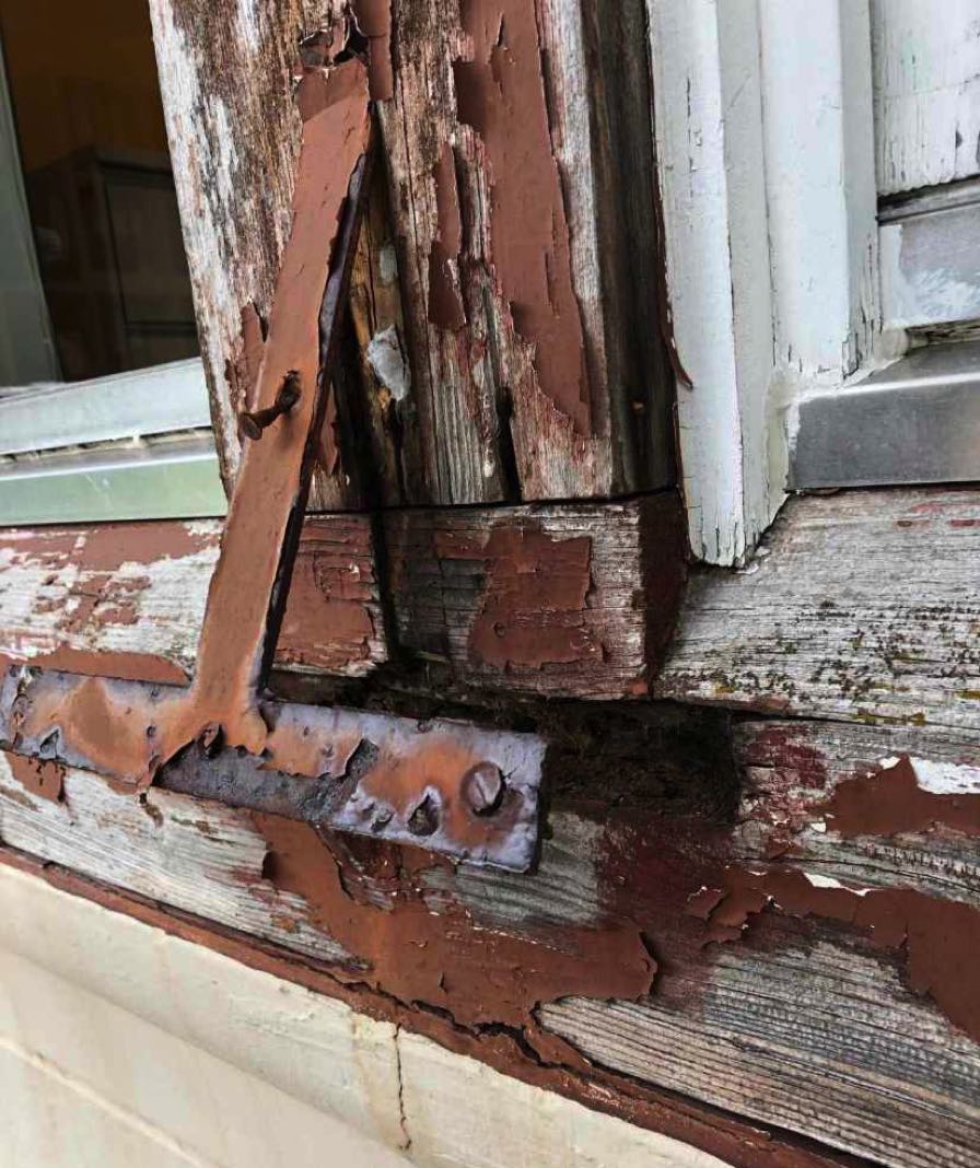 Schäden am Fachwerk 900 100